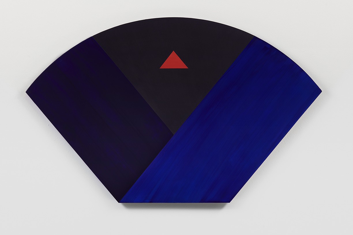 'VIEW_3A_01', 2018. Pigment and acrylic on wood. 25.5 × 36 inches.
